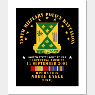 759th Military Police Bn - DUI - 911 - ONE w SVC Posters and Art